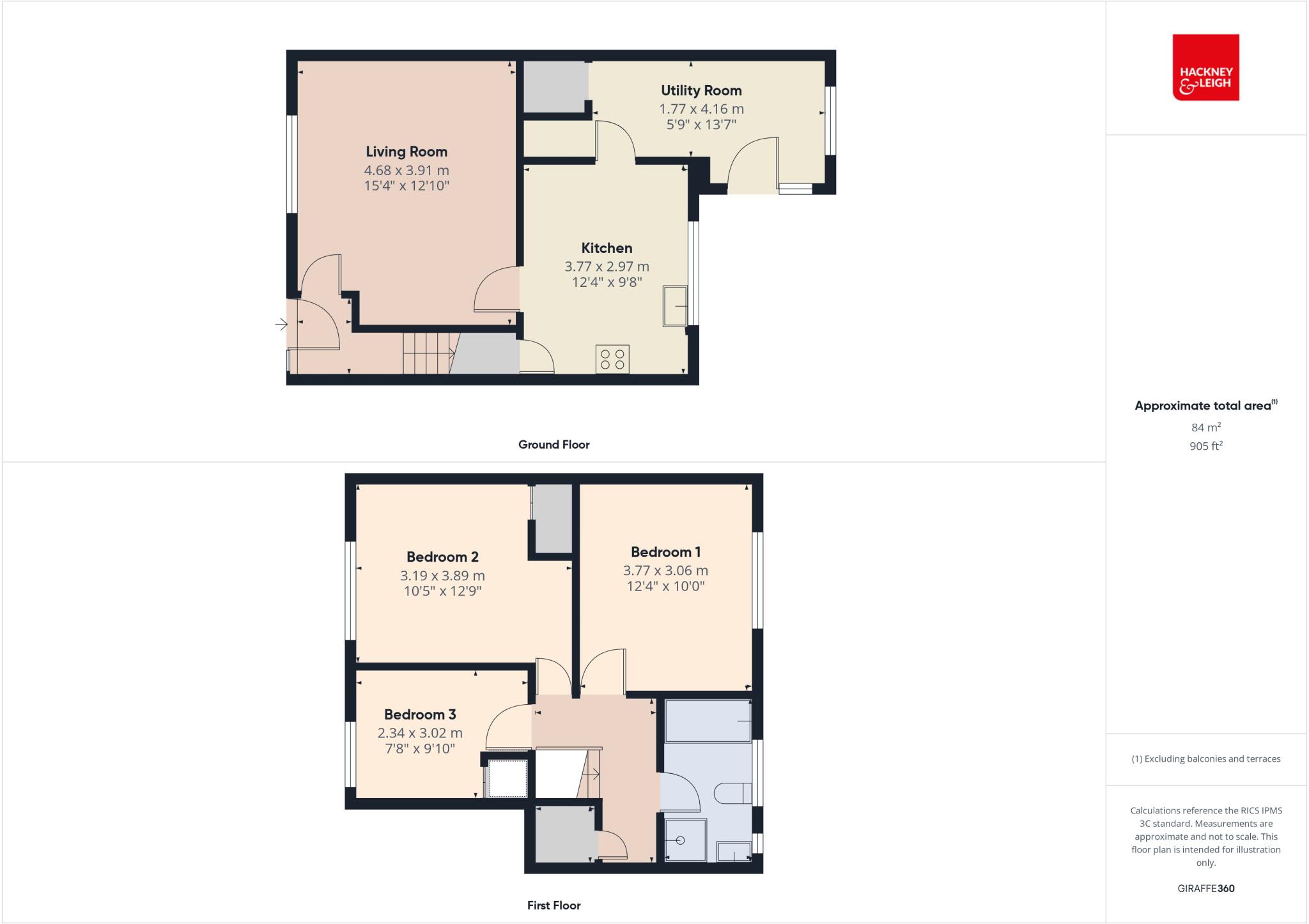 39 Castlefield, Ambleside, LA22 9BQ floorplan