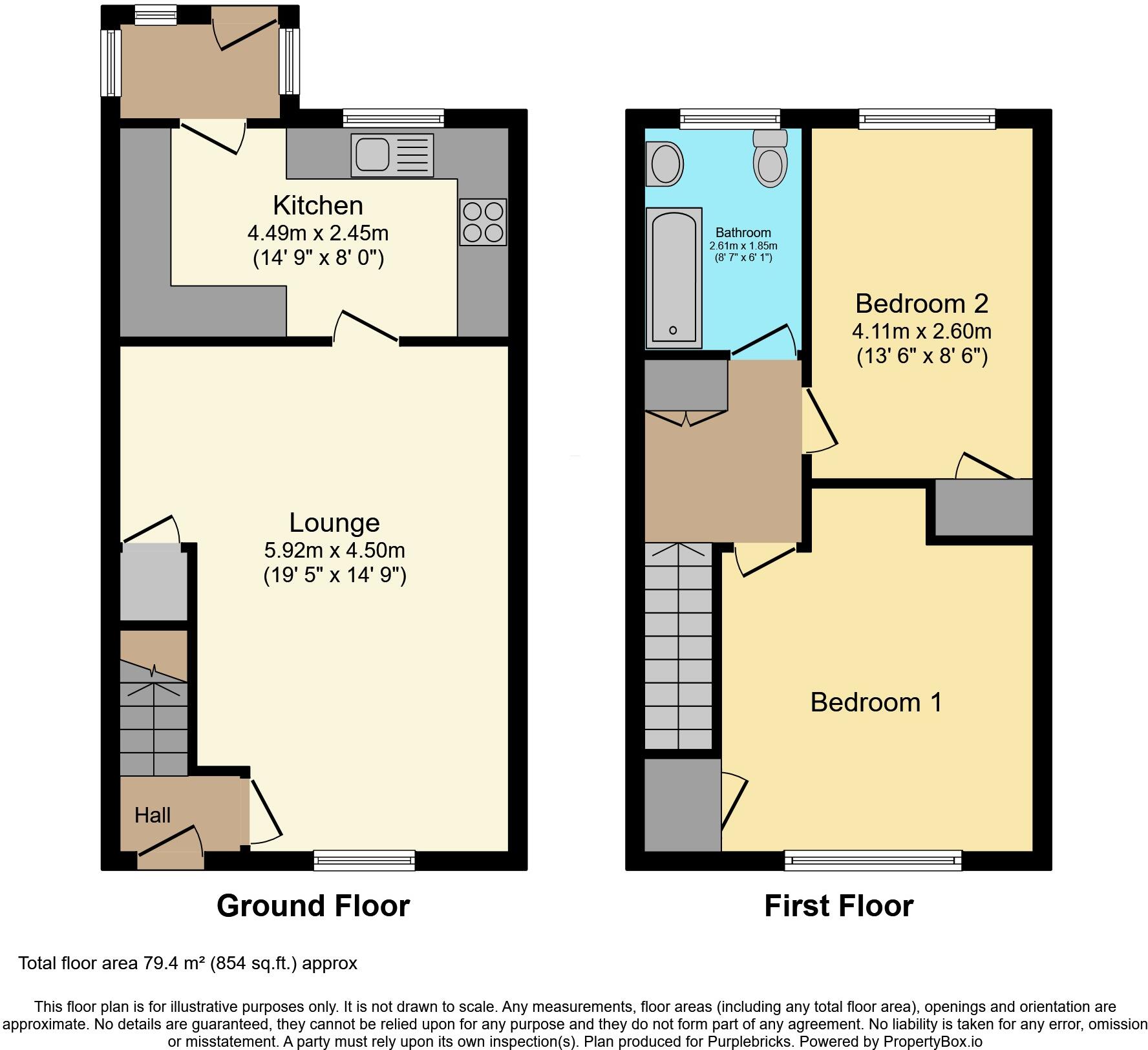 Lyndhurst Avenue, Aldershot, GU11 floorplan
