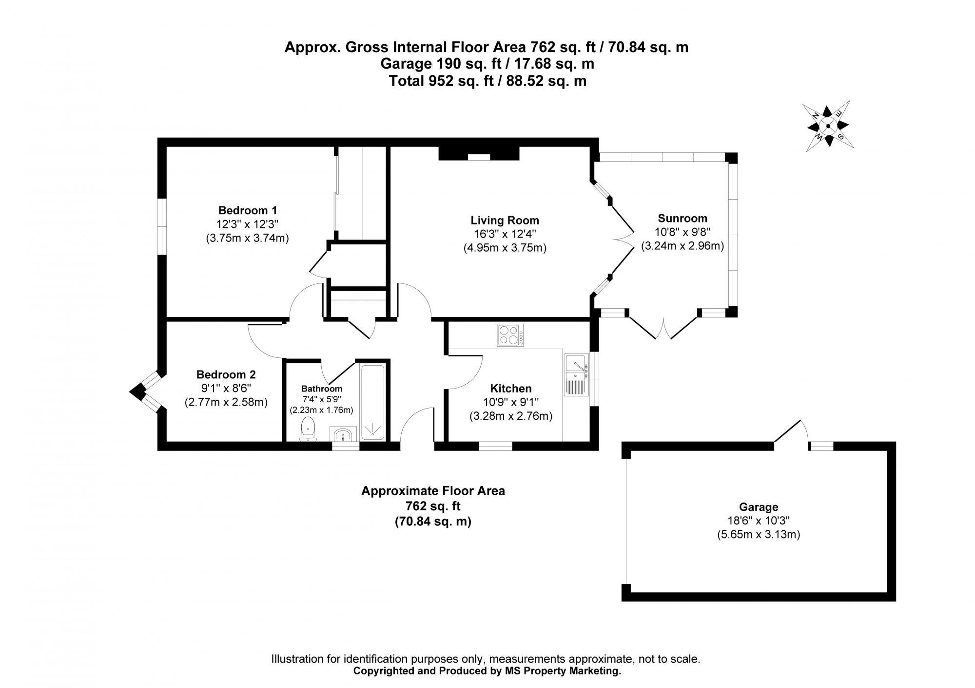 Broadmanor, Pocklington, York, East Riding of Yorkshire, YO42 2GA floorplan