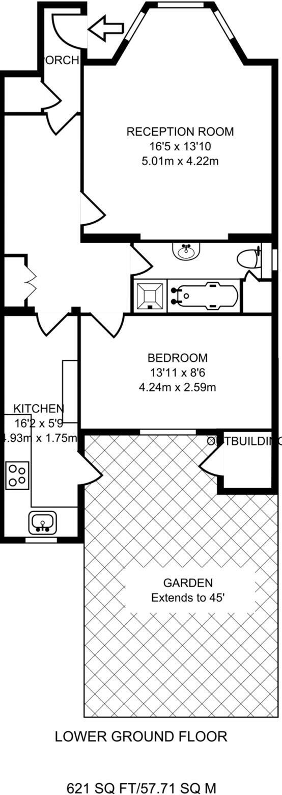 Selhurst Road, London, SE25 floorplan