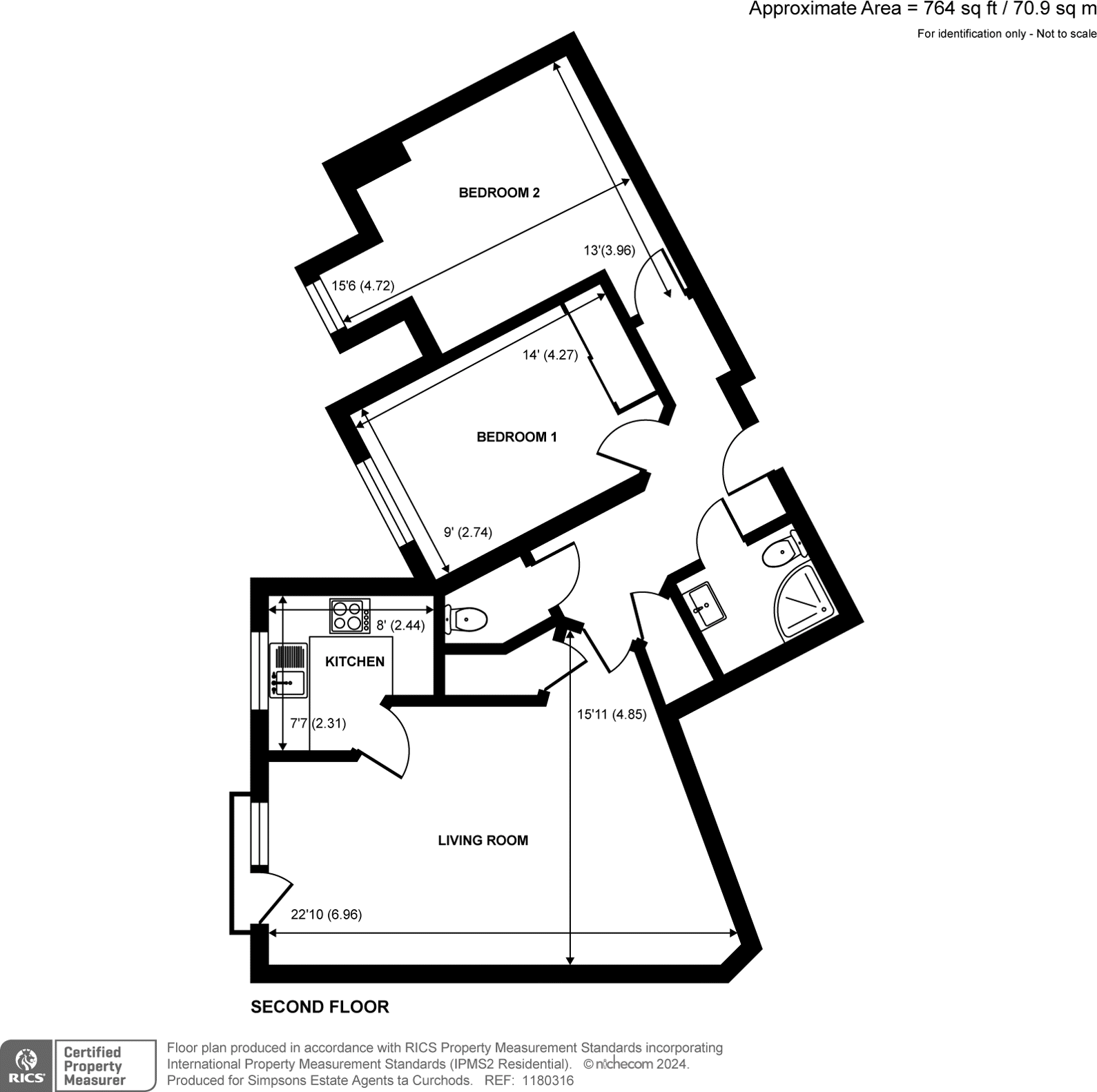 Laleham Road, Shepperton, TW17 floorplan