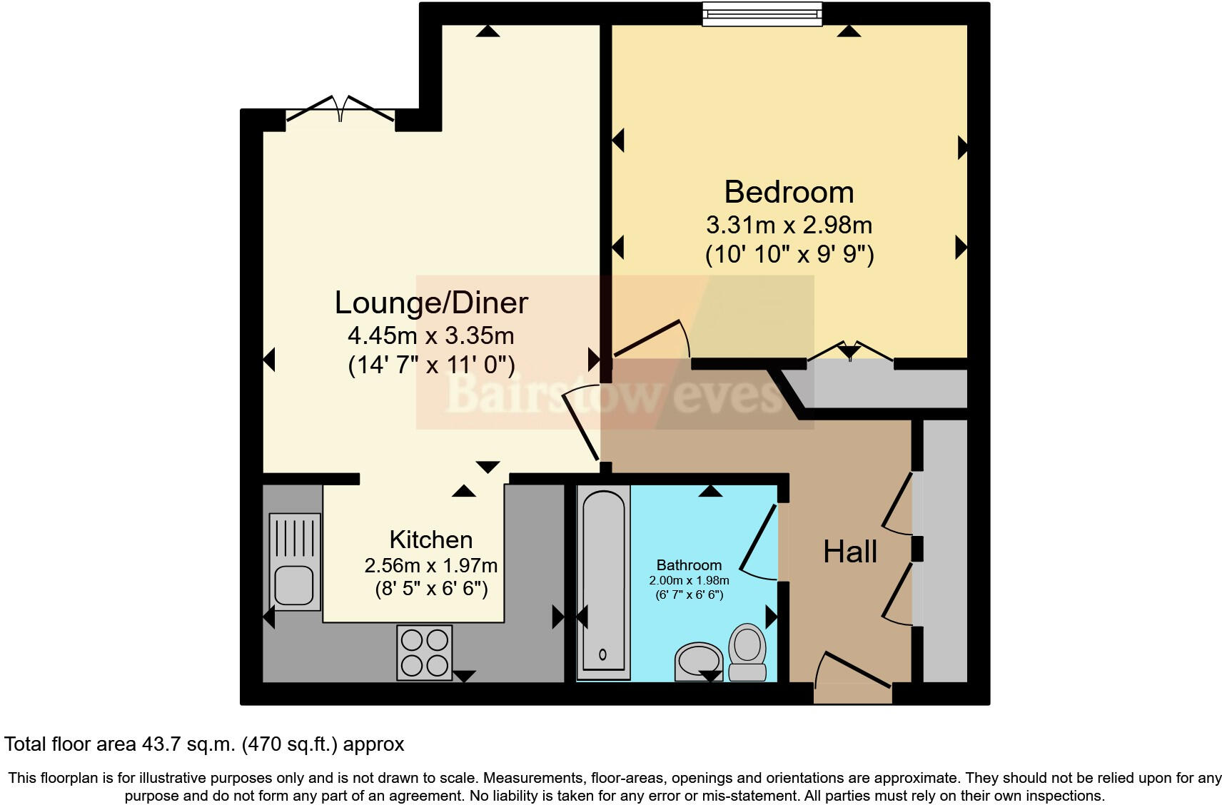 Dene Court, Stafford Road, Caterham, CR3 floorplan