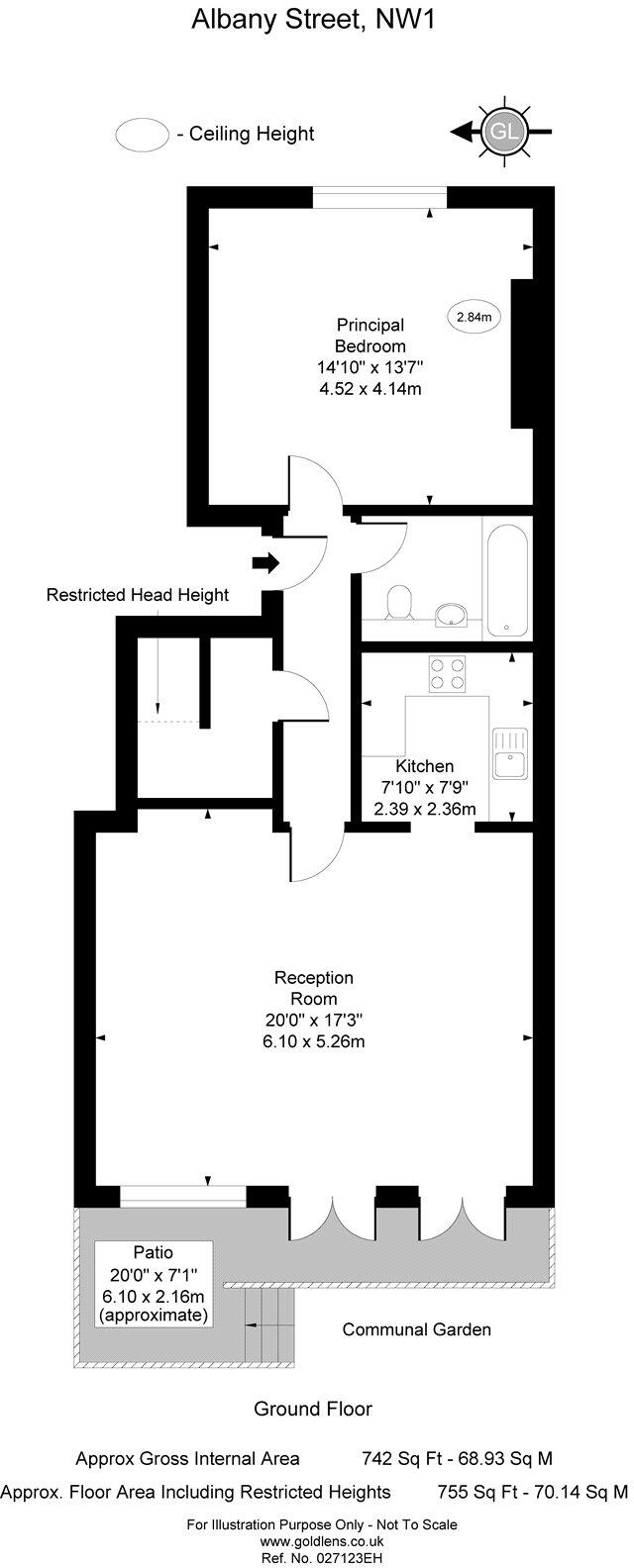 Albany Street, Regent's Park, London floorplan