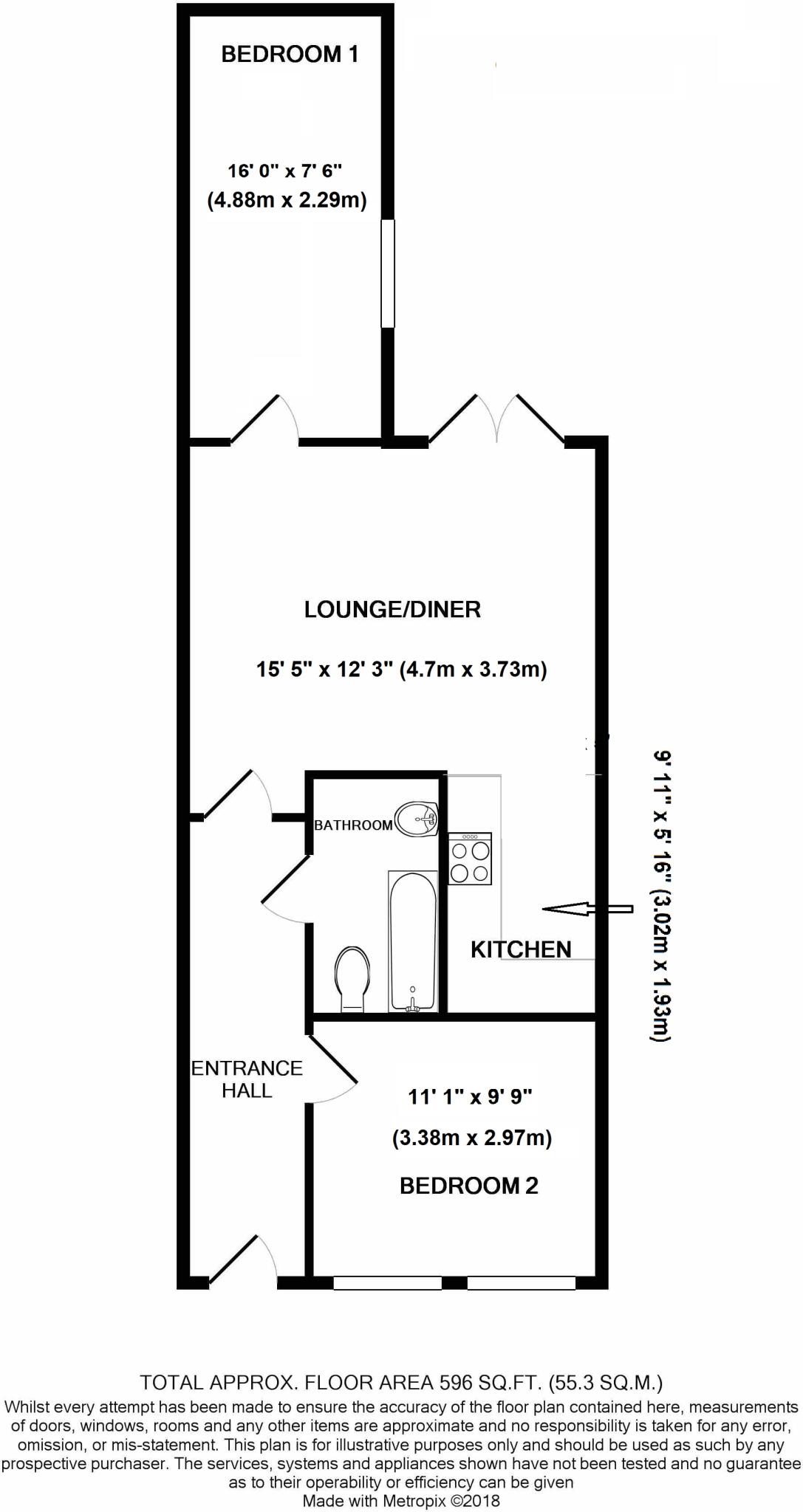 Bedford Square, Brighton floorplan