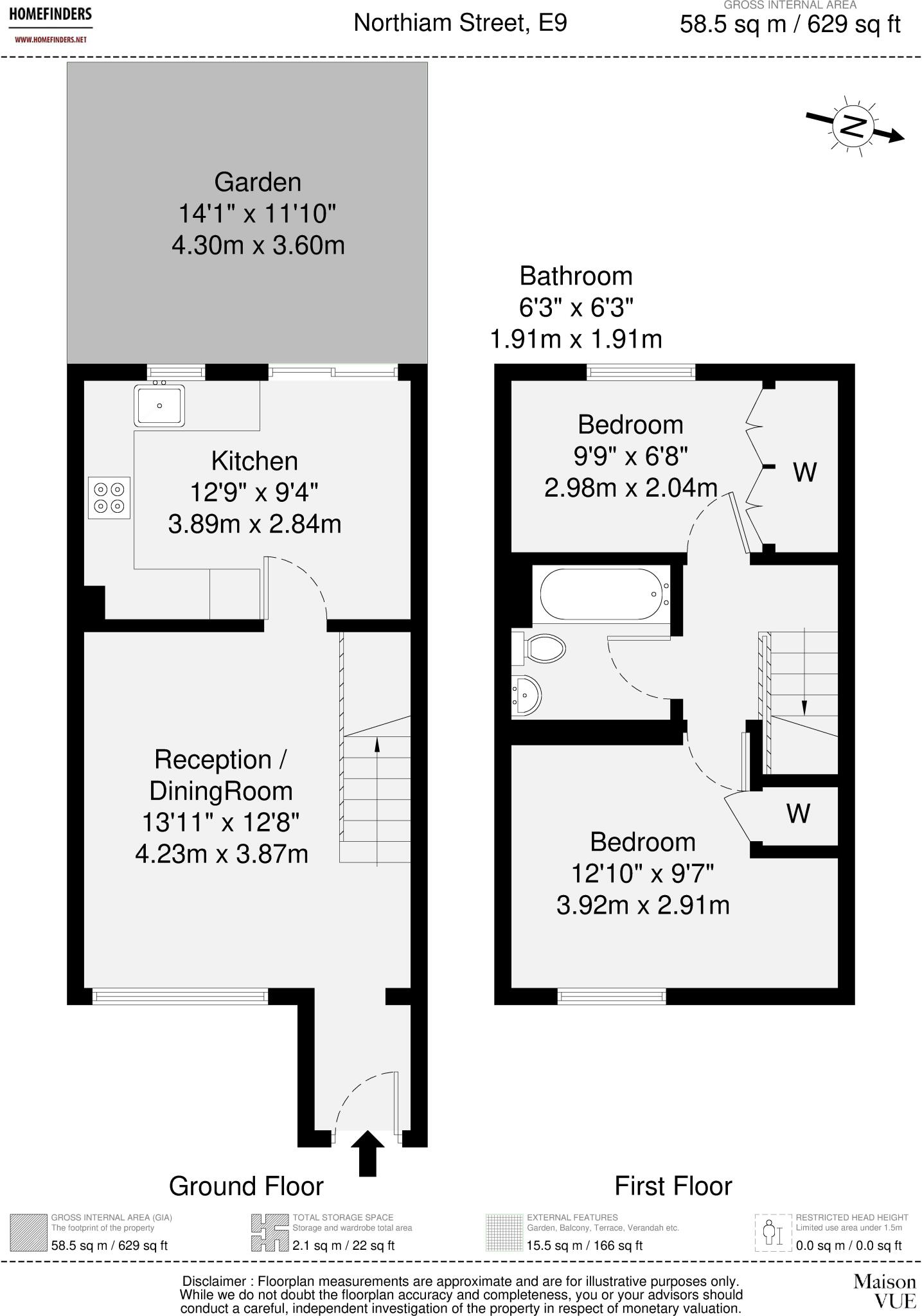 Northiam Street, Hackney, E9 floorplan