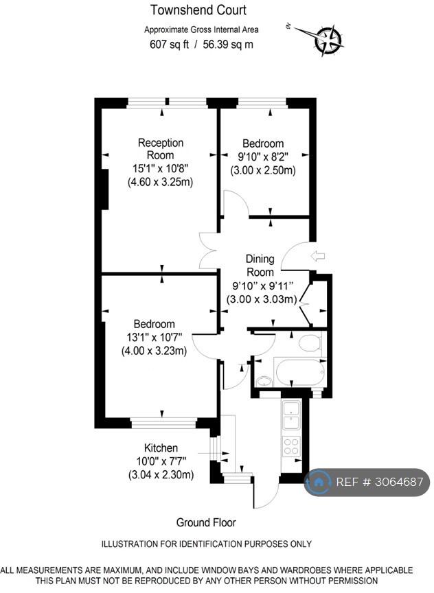 Townshend Court, London, NW8 floorplan