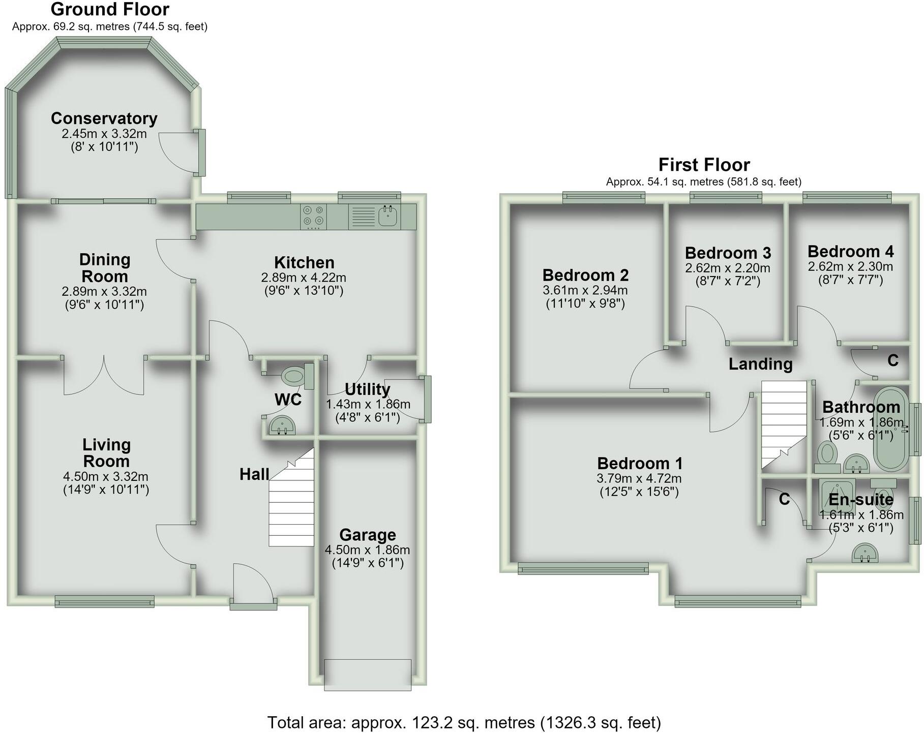 20, Maes Glas, Ewloe, CH5 floorplan