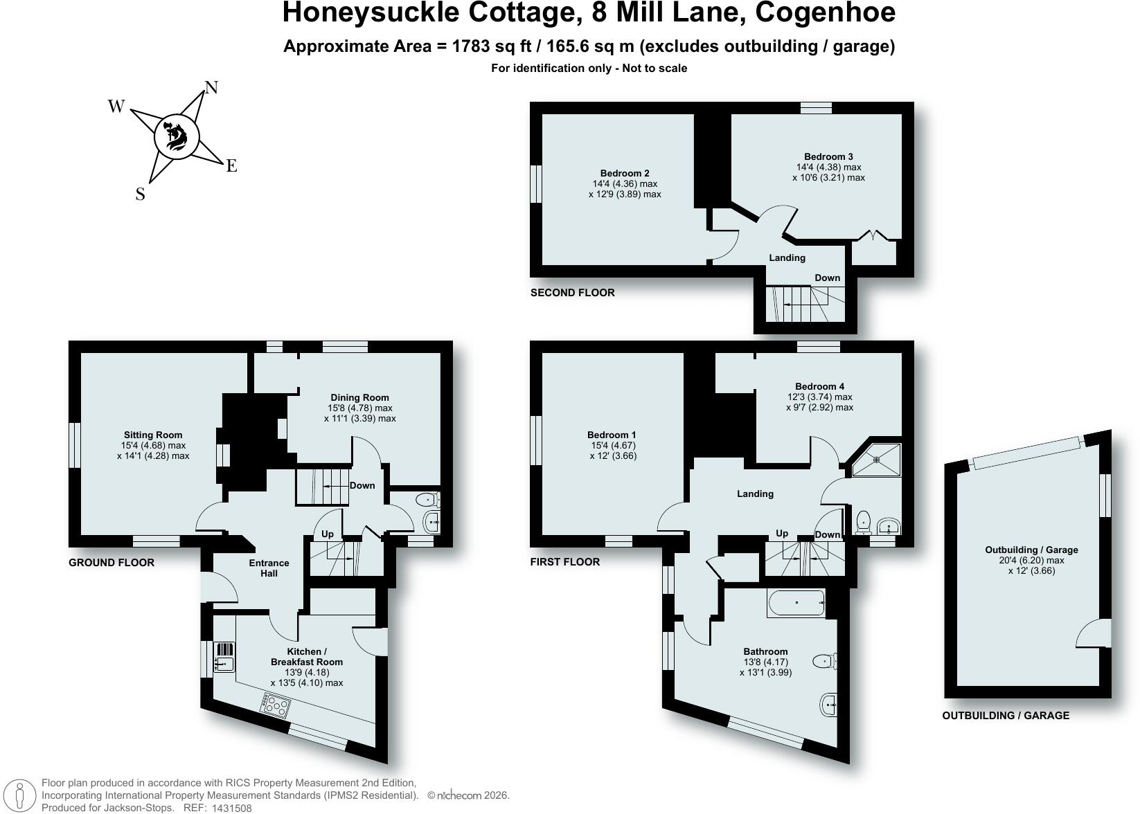 Mill Lane, Cogenhoe, Northampton, Northamptonshire, NN7 floorplan