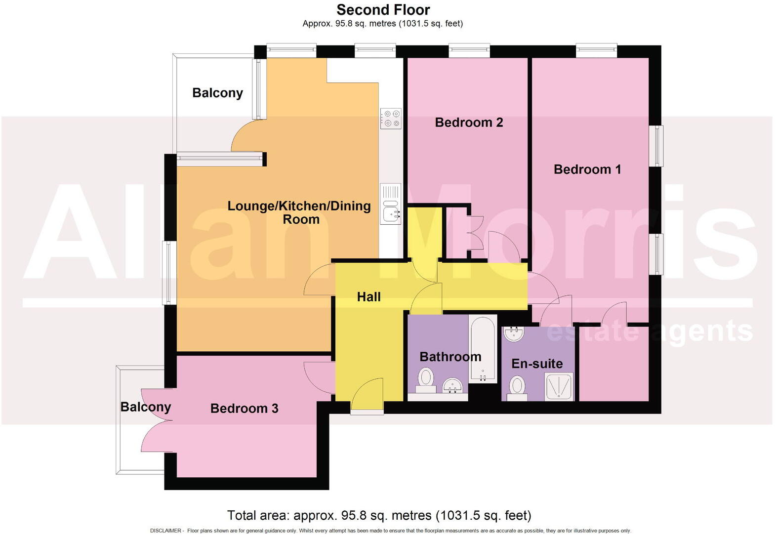 Apartment 23, Bevington Court, Crossley Road, Diglis, Worcester. WR5 3GF floorplan