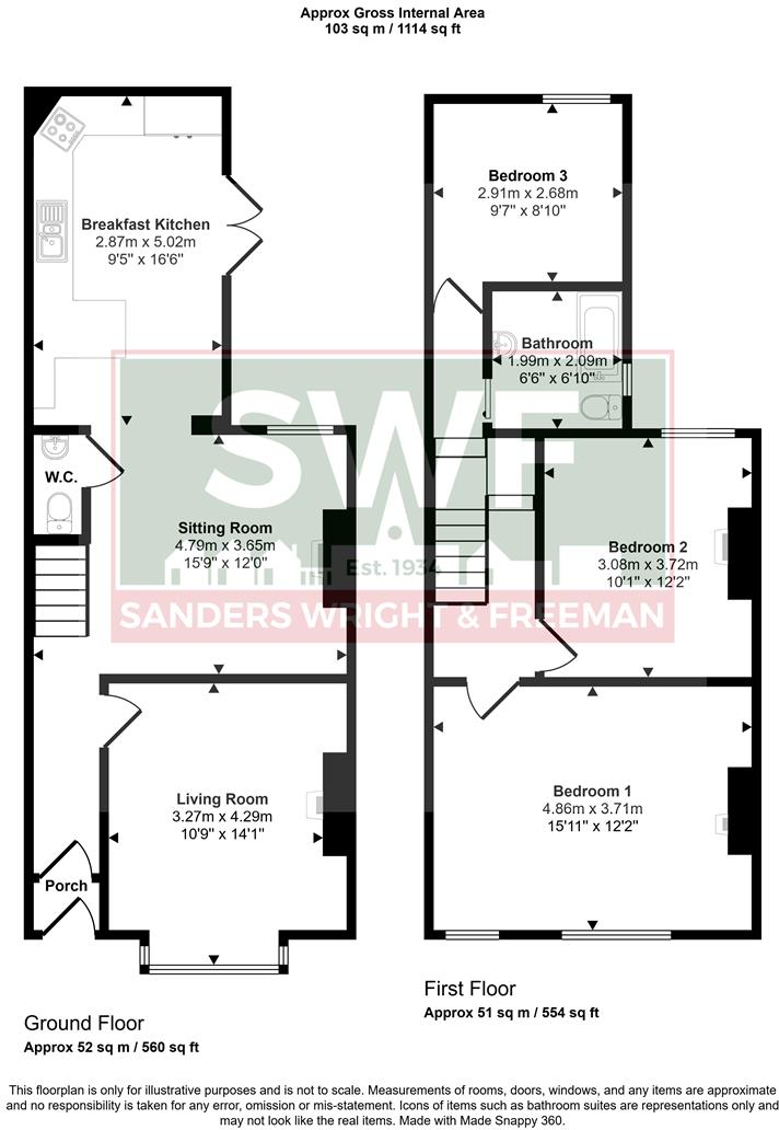 Norfolk Road, Pennfields floorplan