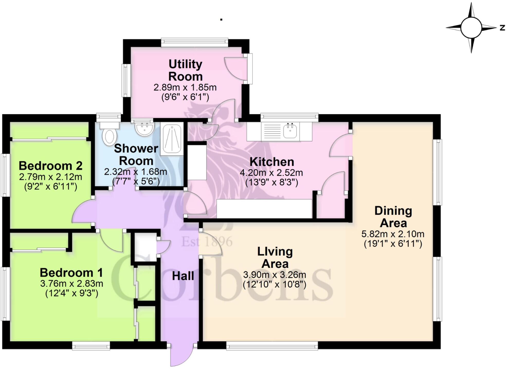 33, Hoburne Park, Swanage floorplan