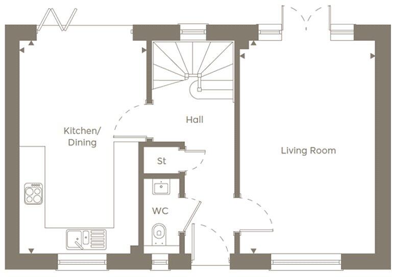 125 Ellenbrook, Stow Road, Moreton-In-Marsh, Gloucestershire, GL56 floorplan
