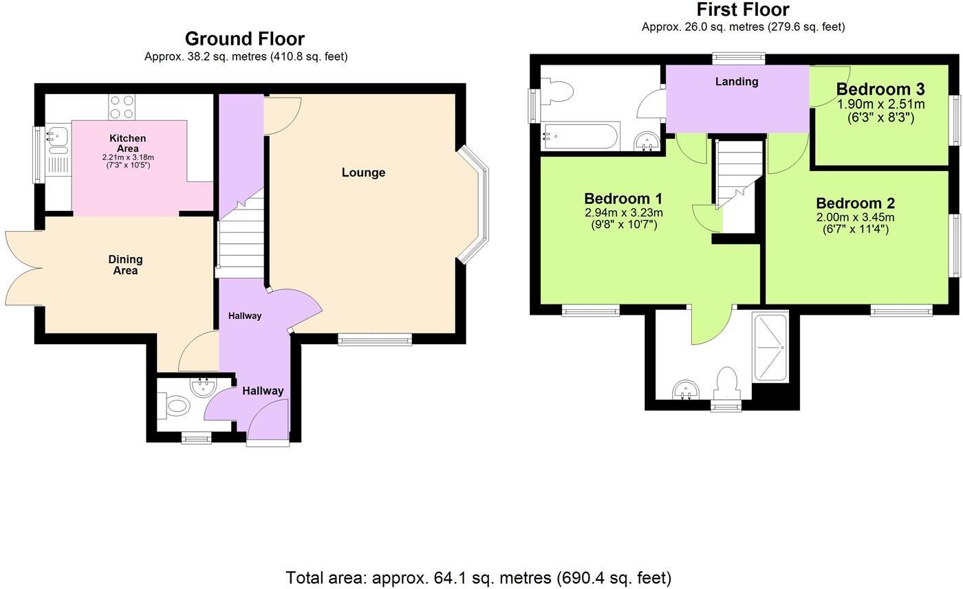 Porthouse Rise, Bromyard floorplan