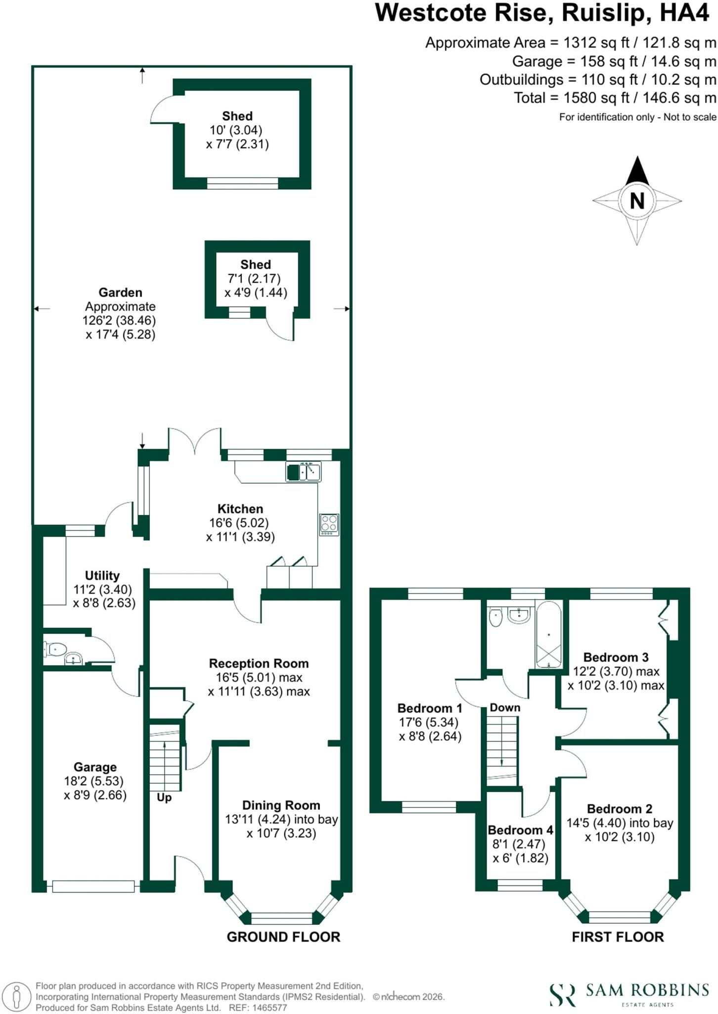 Westcote Rise, Ruislip, HA4 floorplan