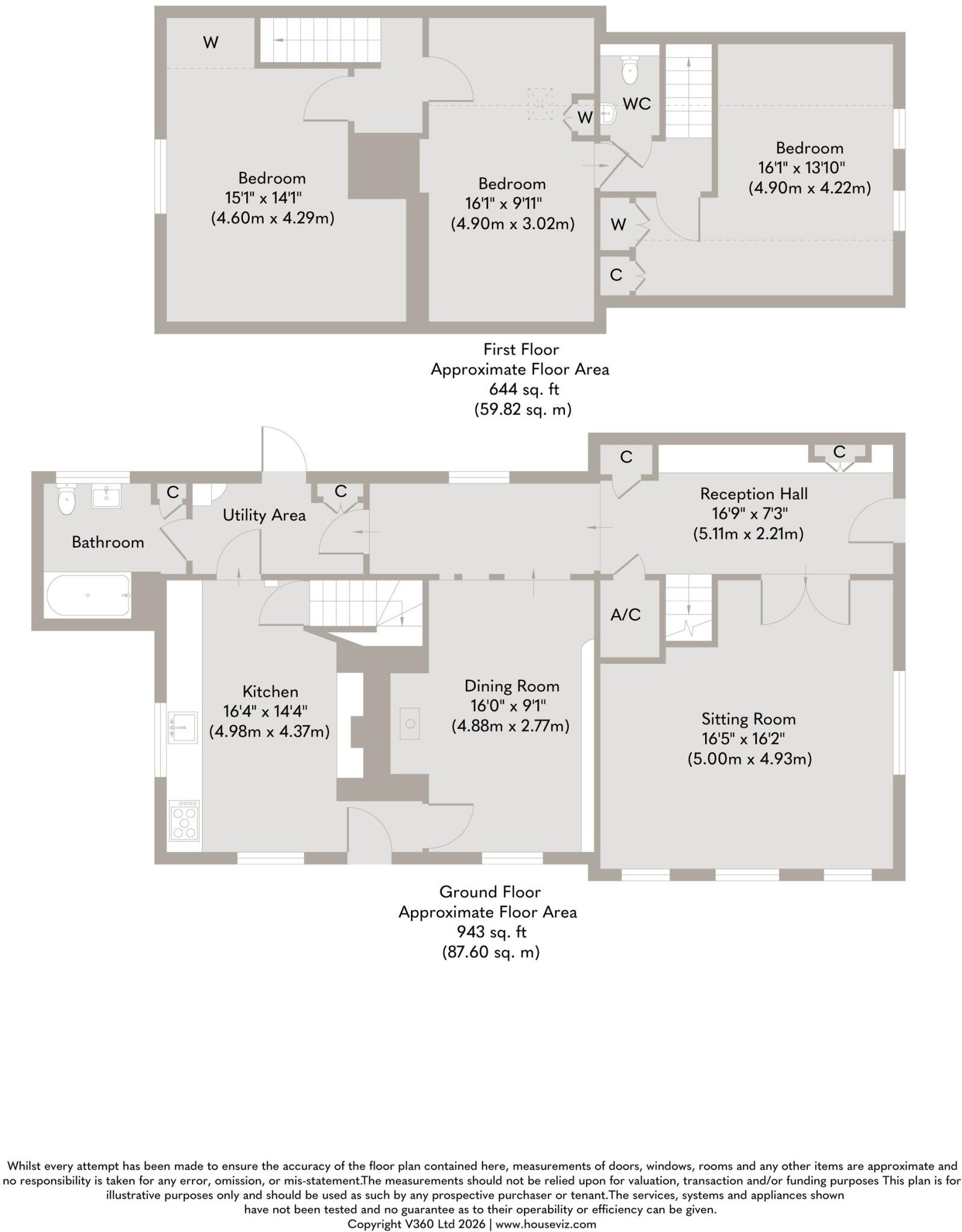 Idyllic Countryside Cottage in Woodrising floorplan