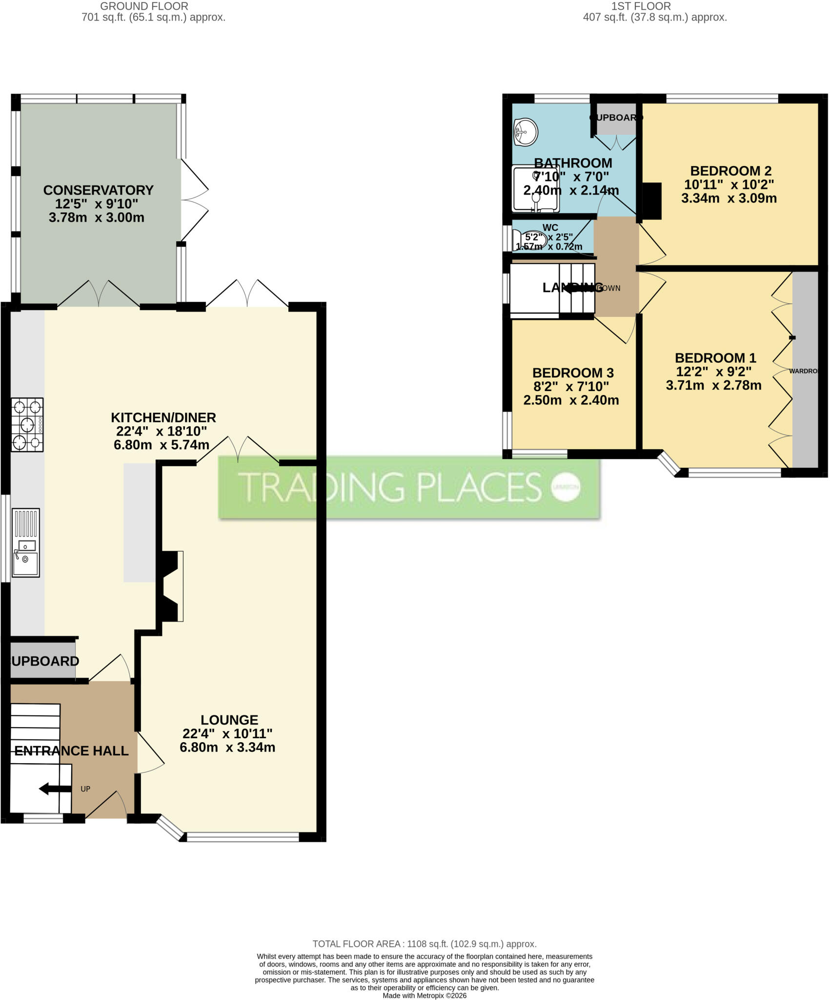 Humphrey Lane, Urmston, M41 floorplan