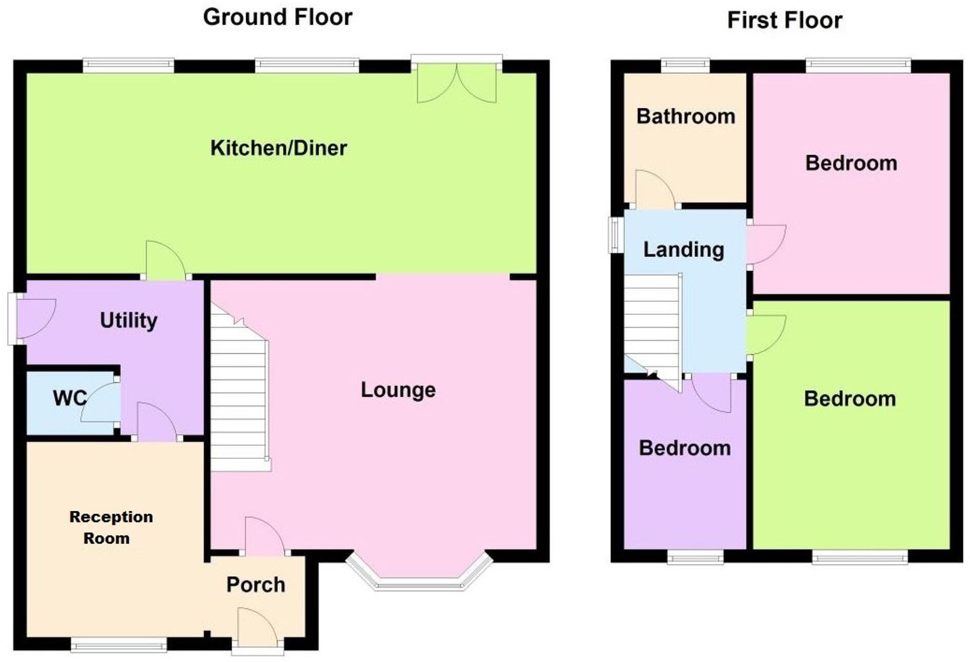 Carr Bank, Glossop, SK13 floorplan