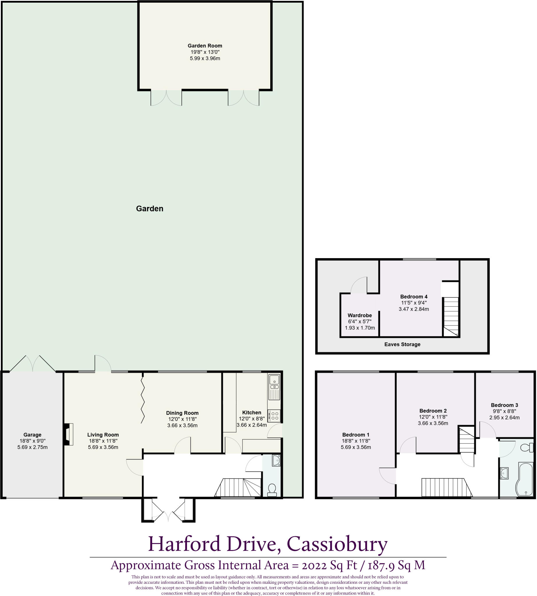 Harford Drive, Cassiobury floorplan