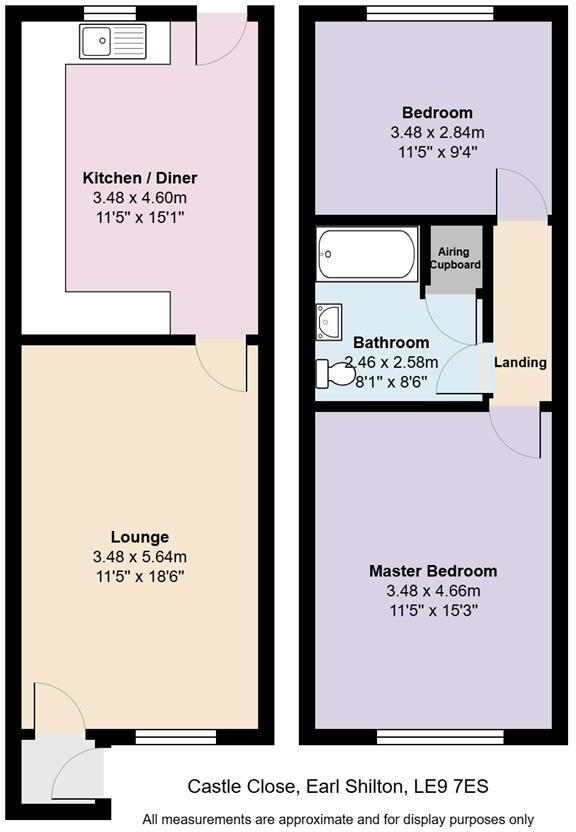 Castle Close, Earl Shilton floorplan