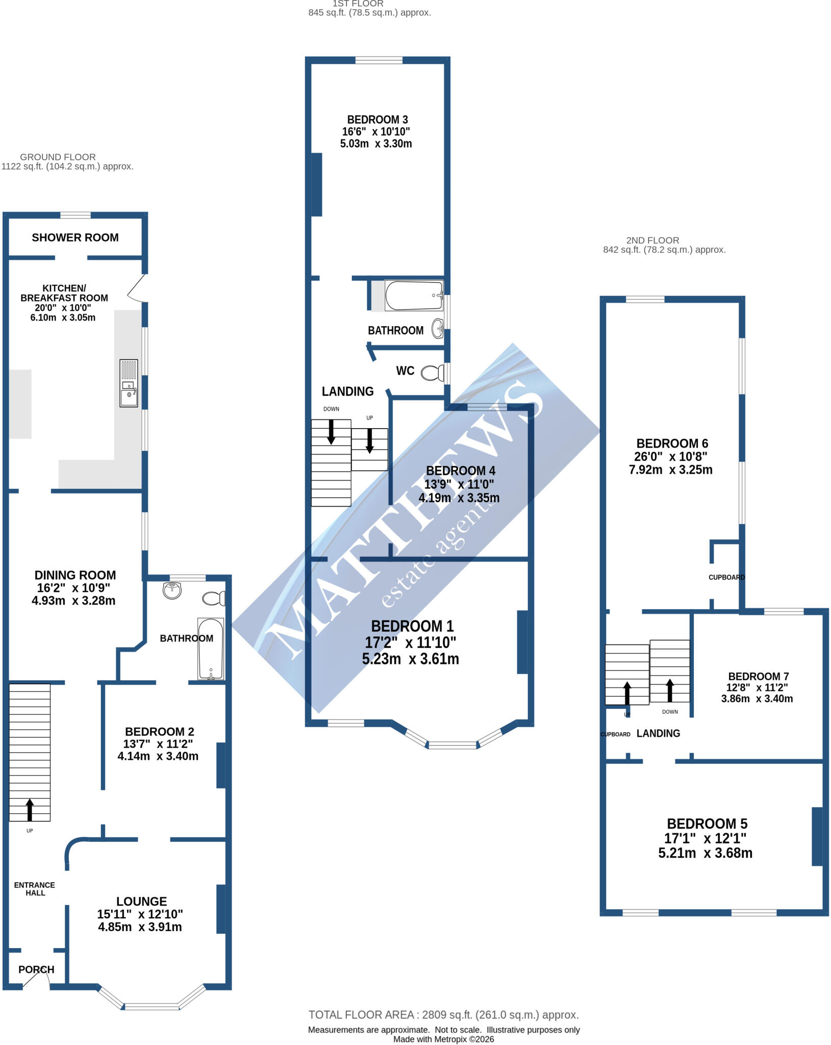 Pen Y Lan Road, Cardiff, CF24 floorplan