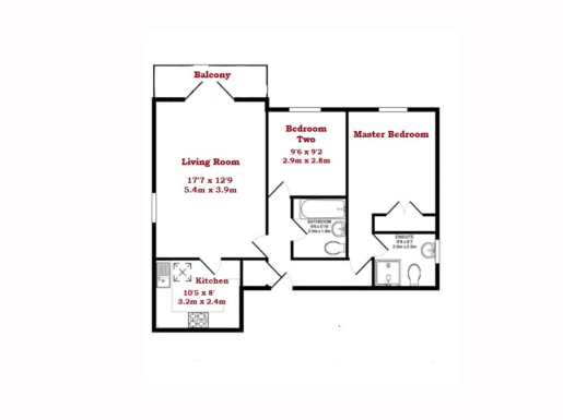 Heatherley Road, Camberley, GU15 floorplan