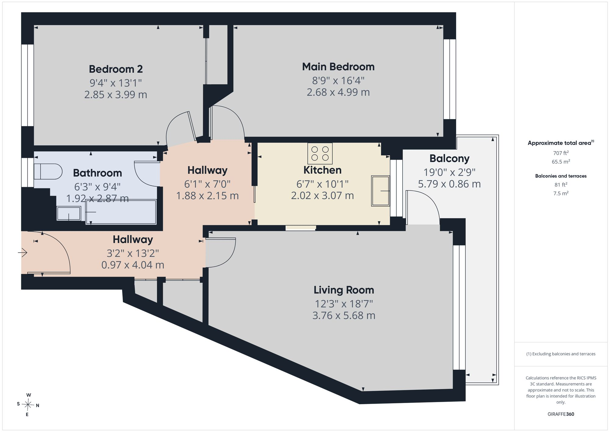 Merton Road, Spencer Court Merton Road, PO5 floorplan