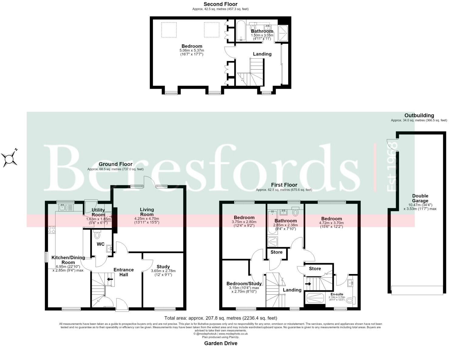 Garden Drive, Little Canfield, CM6 floorplan