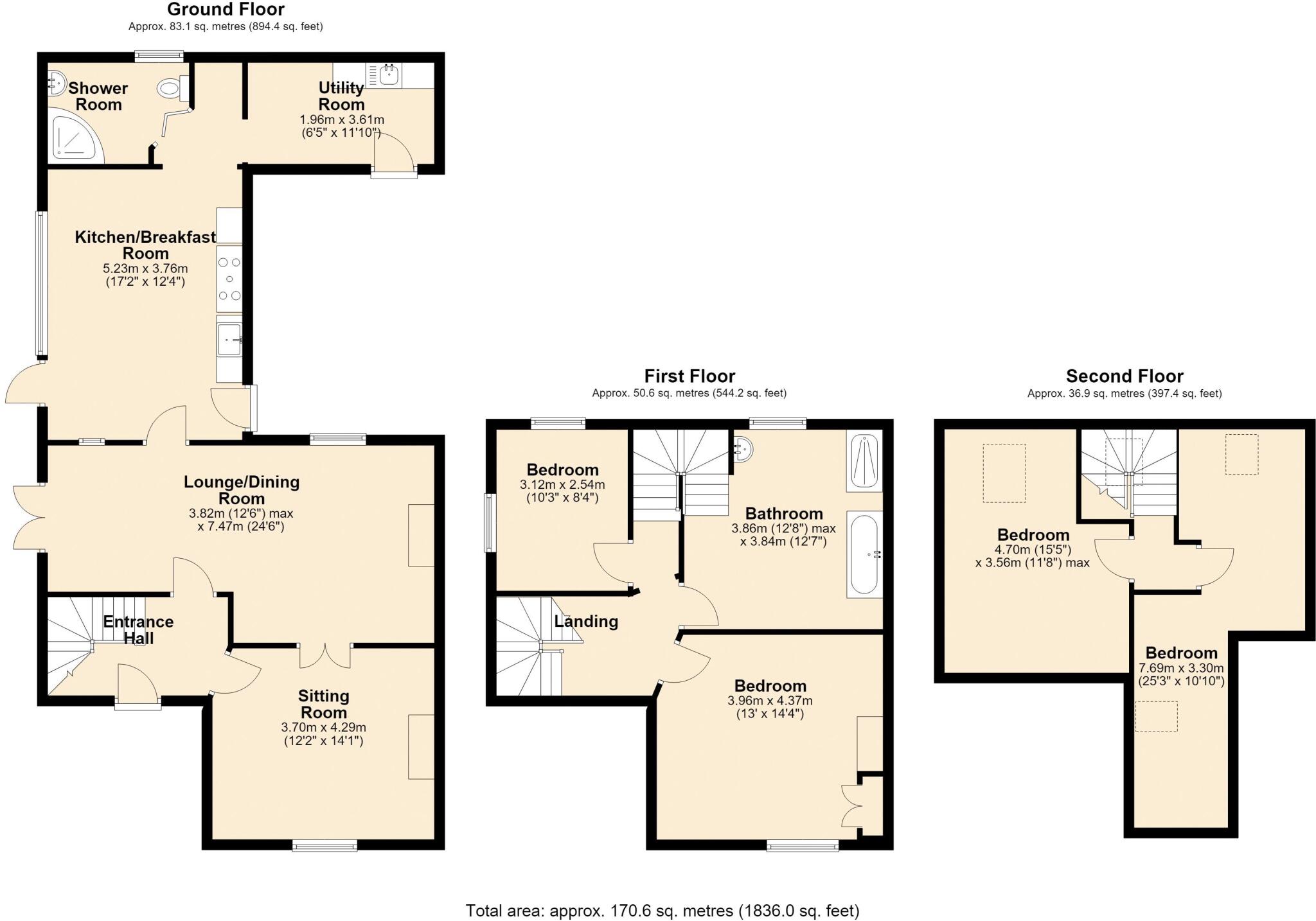 Linhay Cottage, The Village, North Bovey floorplan