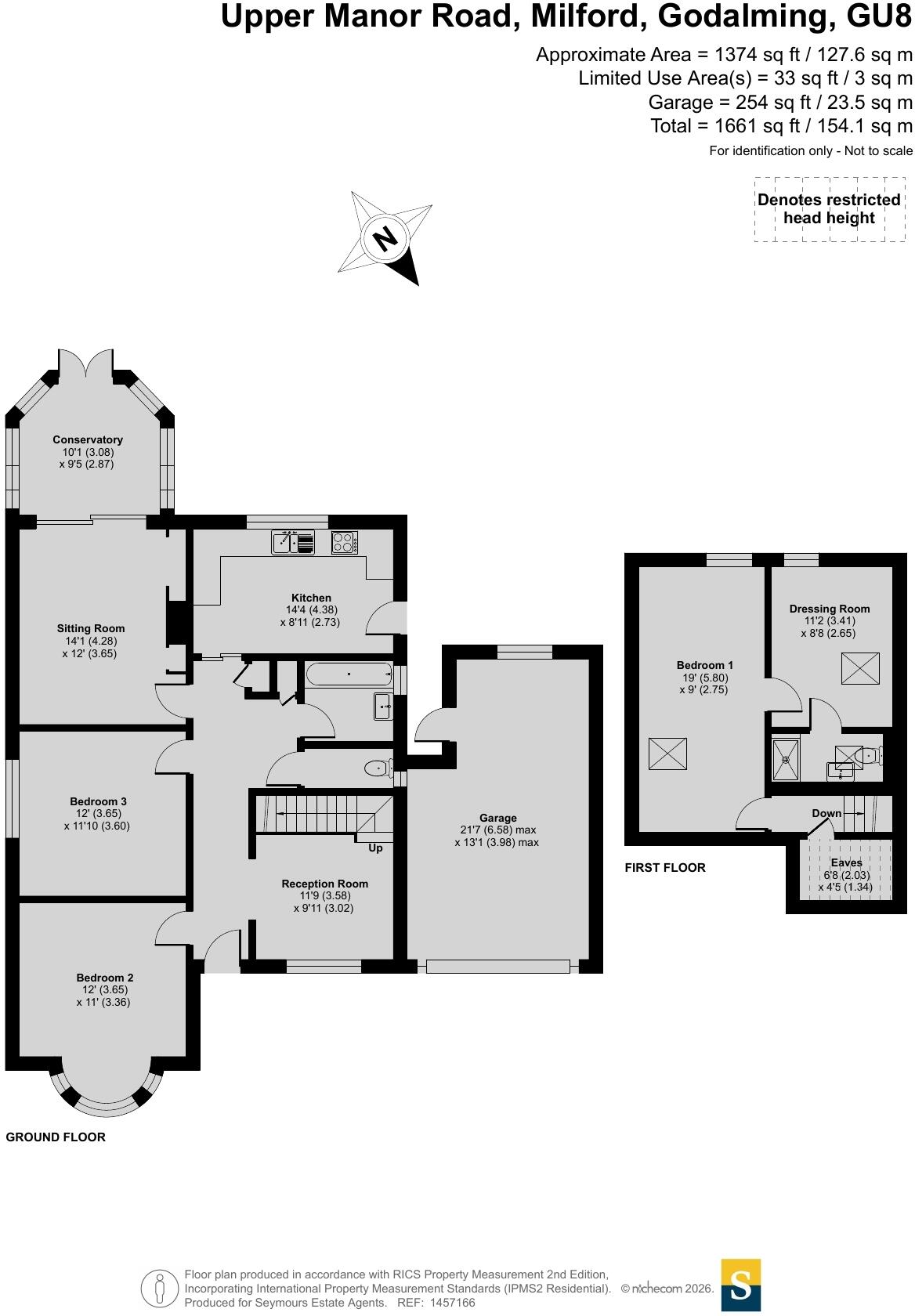 Upper Manor Road, Milford, Godalming, Surrey, GU8 floorplan