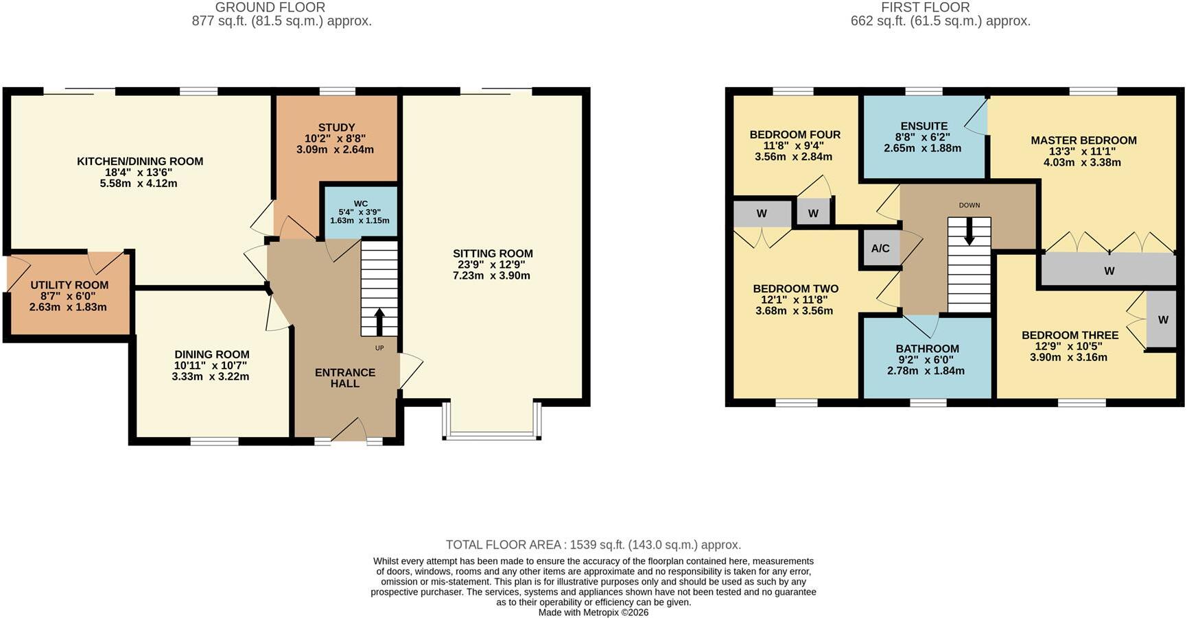 Exeter Close, Chippenham floorplan