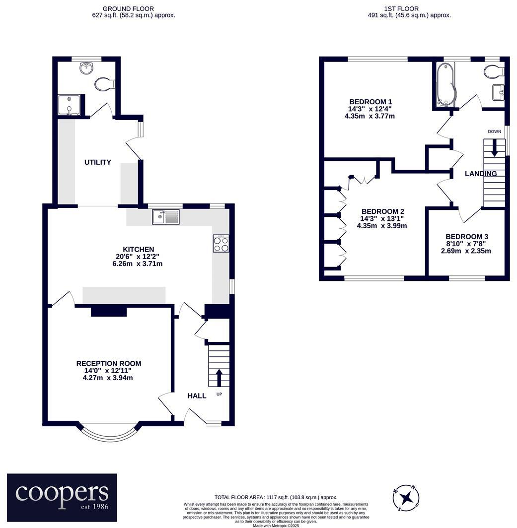 River Close, Ruislip floorplan