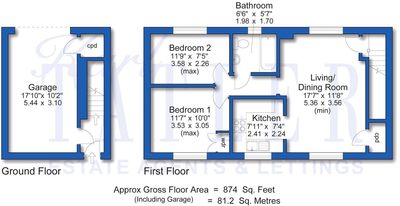 Millfield, Neston, Cheshire floorplan