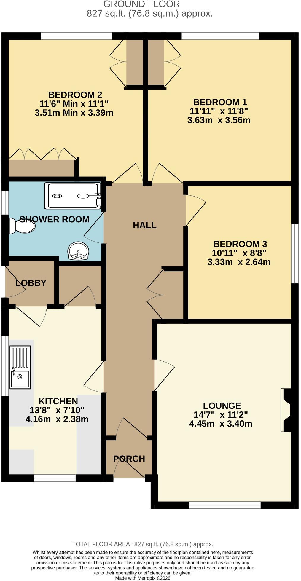 Campbell Crescent, Waterlooville floorplan