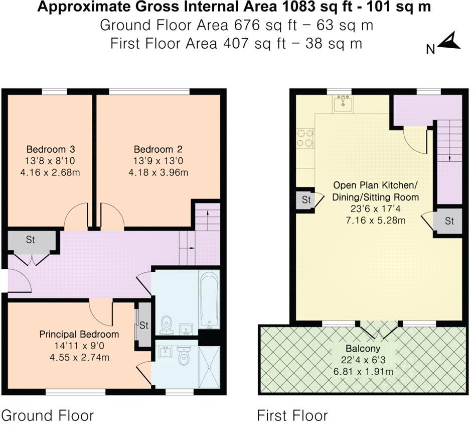 Henty Close, Trumpington, Cambridge, CB2 floorplan