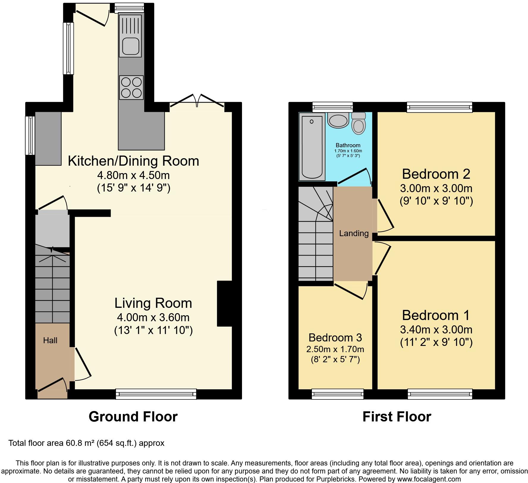 Staithe Avenue, Leeds, LS10 floorplan