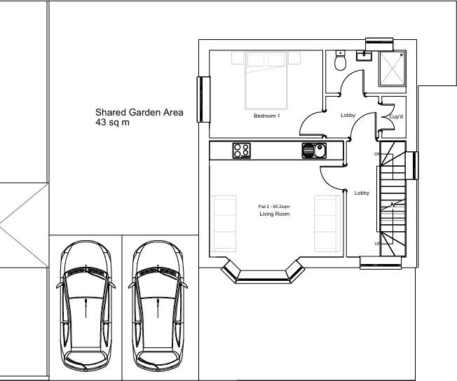 Land to rear of 438a Braunstone Lane, Leicester, Leicestershire LE3 3DF floorplan
