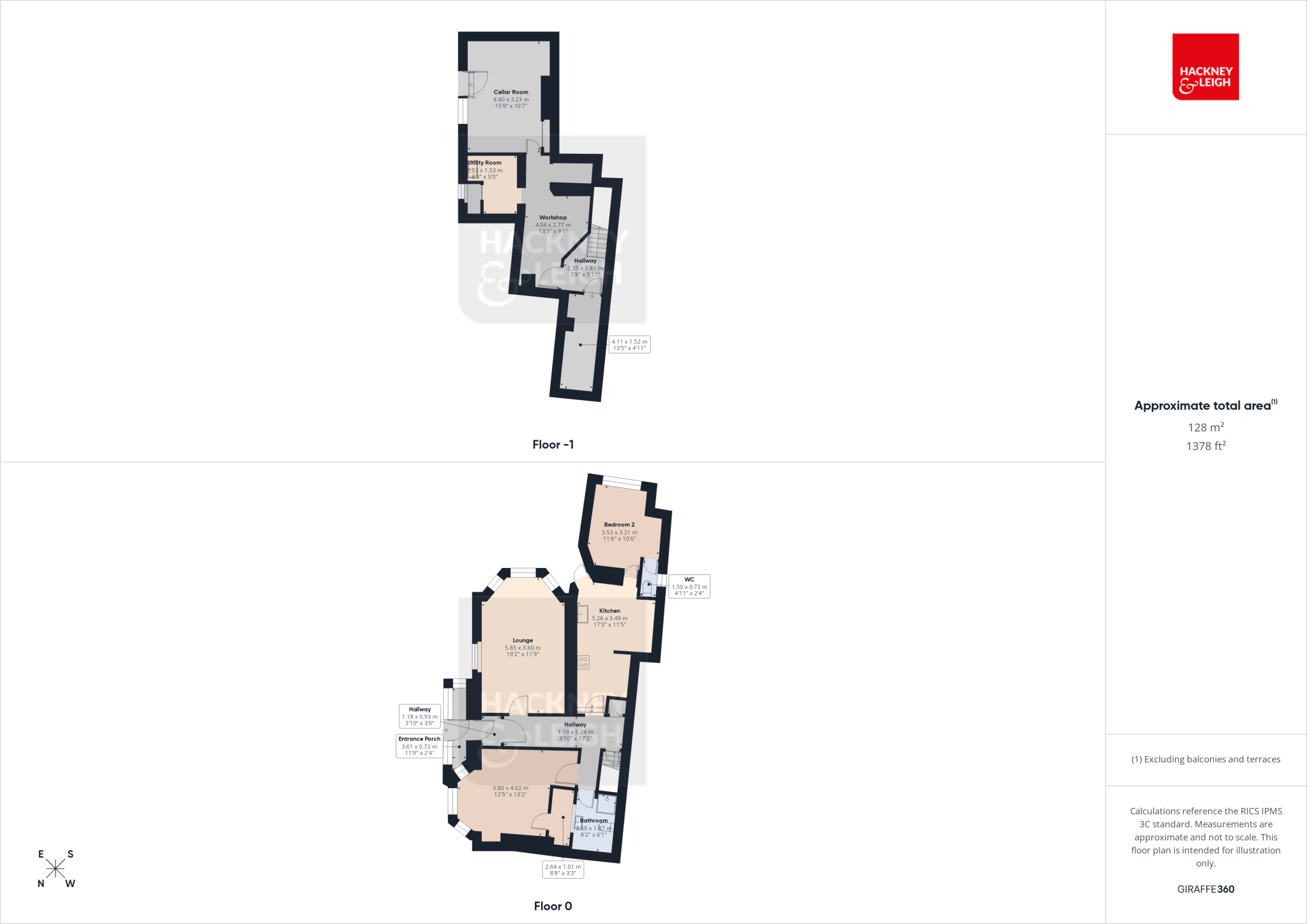 Flat 1 Ellesmere House, Park Road, Grange-over-Sands, Cumbria, LA11 7HQ floorplan