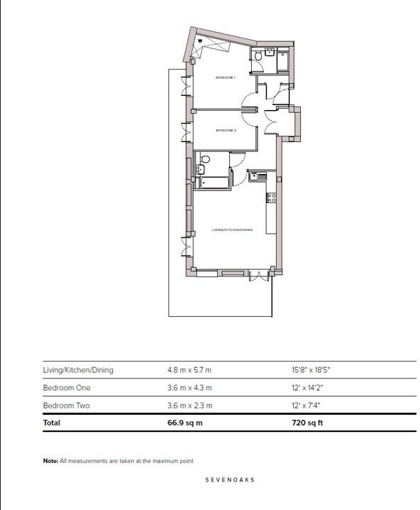 Chandlers Place, High Street, Sevenoaks, Kent, TN13 floorplan