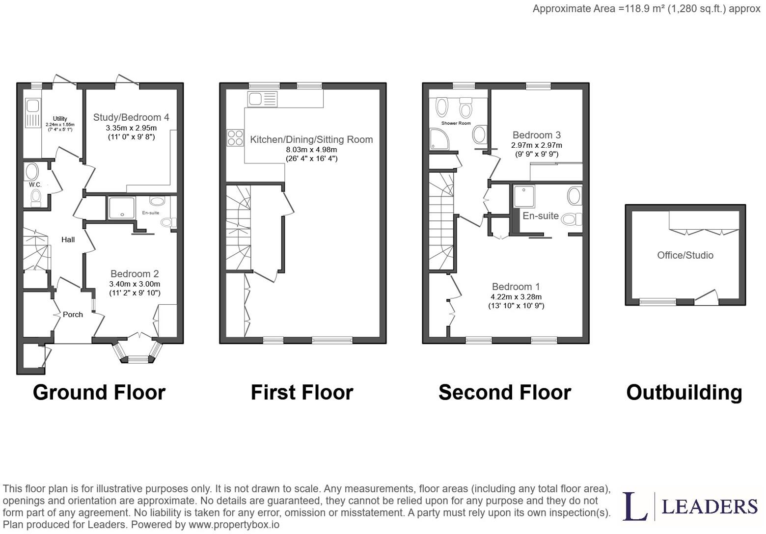 Ravensworth Gardens, Cambridge, Cambridgeshire, CB1 floorplan