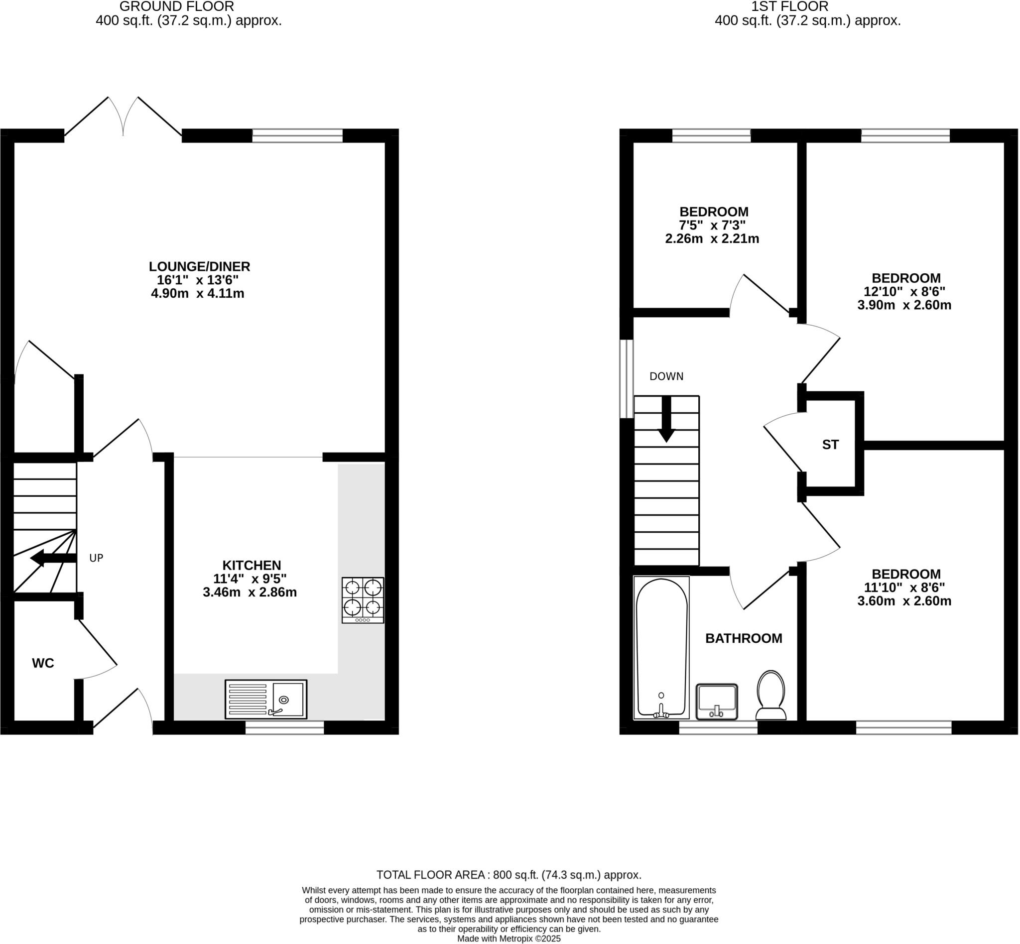 The Wharf, Ambergate, Belper, Derbyshire, DE56 floorplan