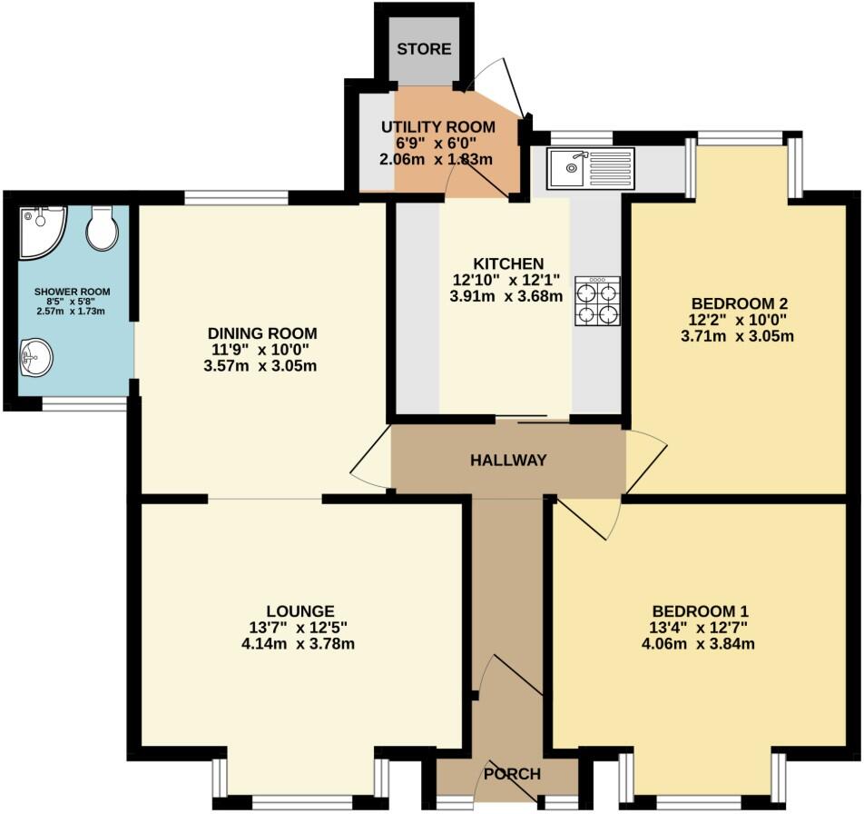 Bicclescombe Park Road, Ilfracombe, North Devon, EX34 floorplan