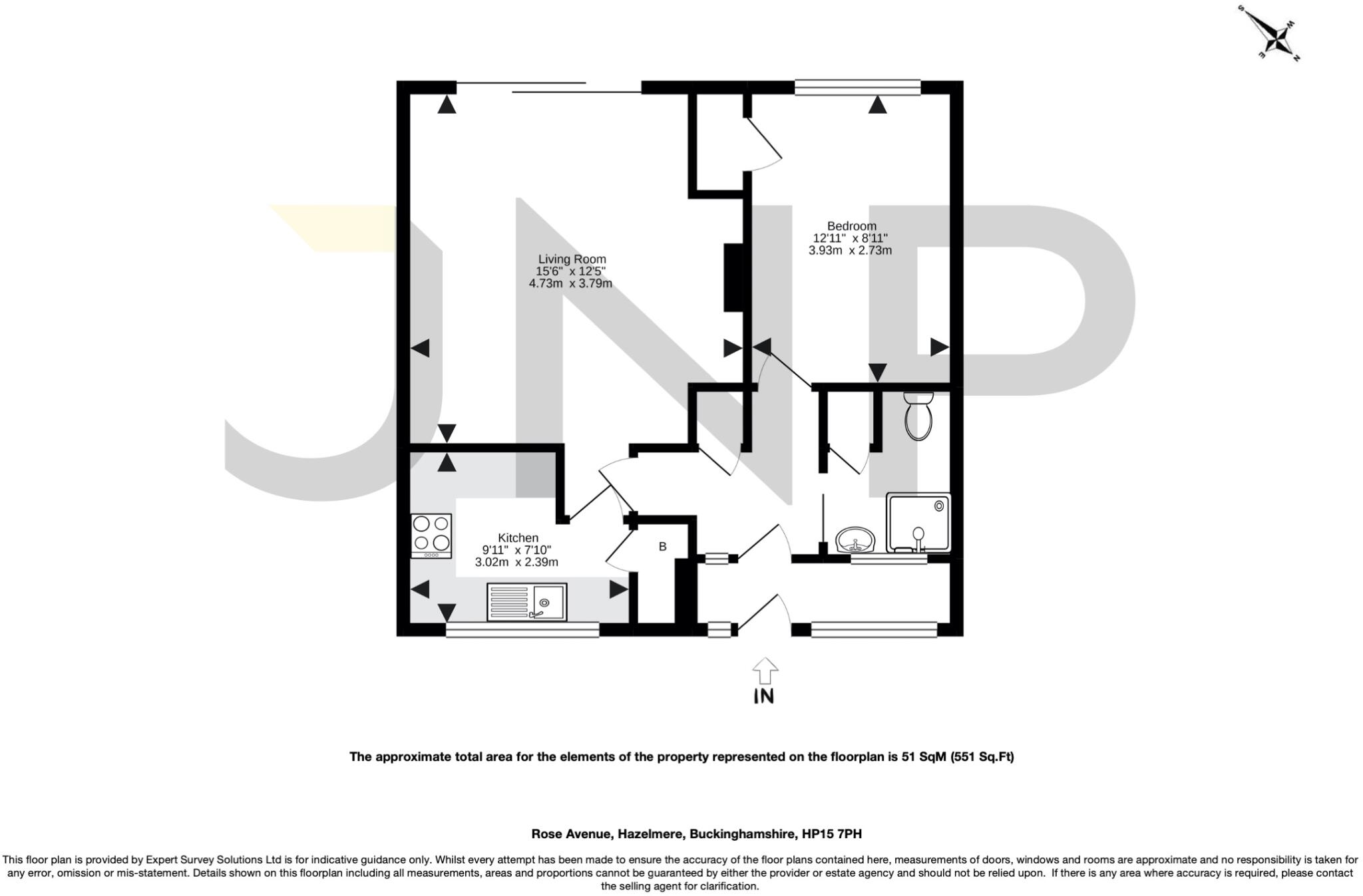 Rose Avenue, Hazlemere, High Wycombe, Buckinghamshire, HP15 floorplan