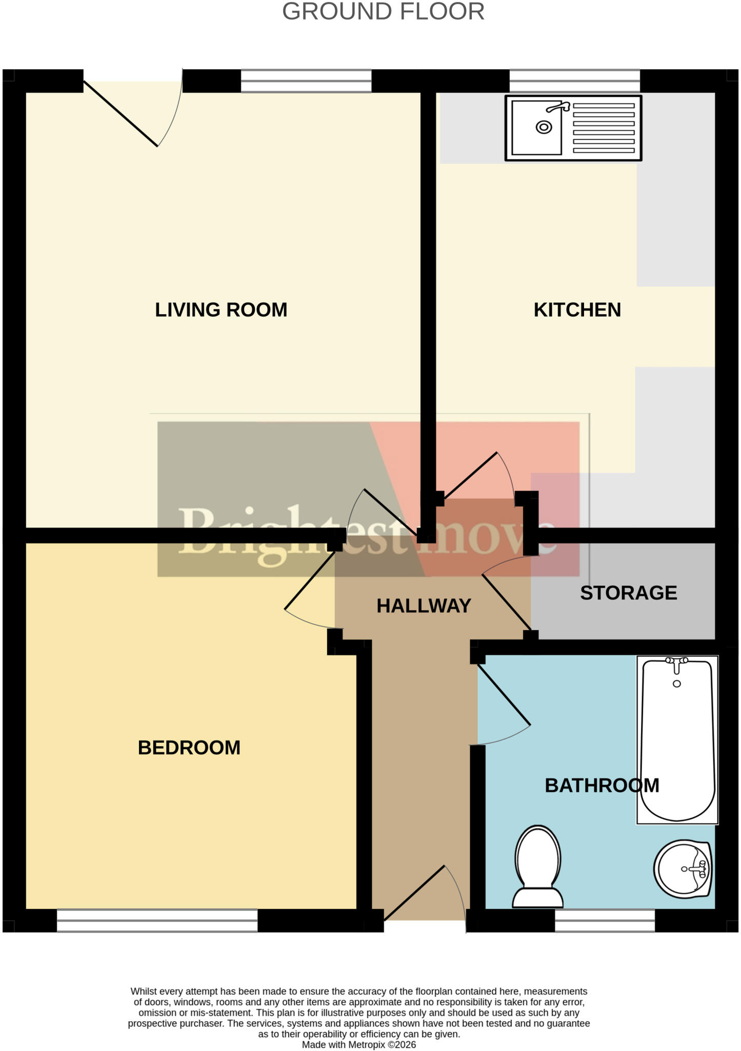 Tor Close, Worle floorplan