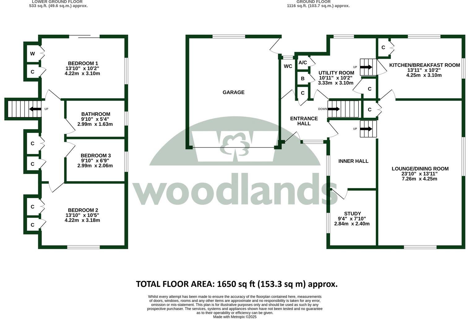 Priory Road, Reigate floorplan