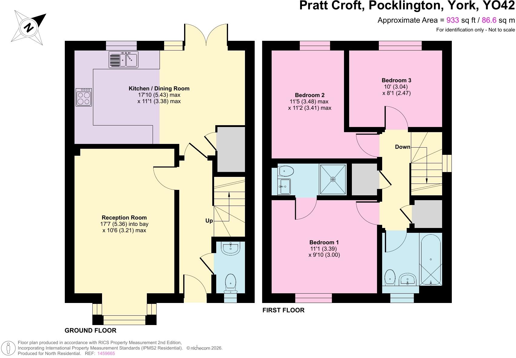 Pratt Croft, Pocklington, York, YO42 floorplan