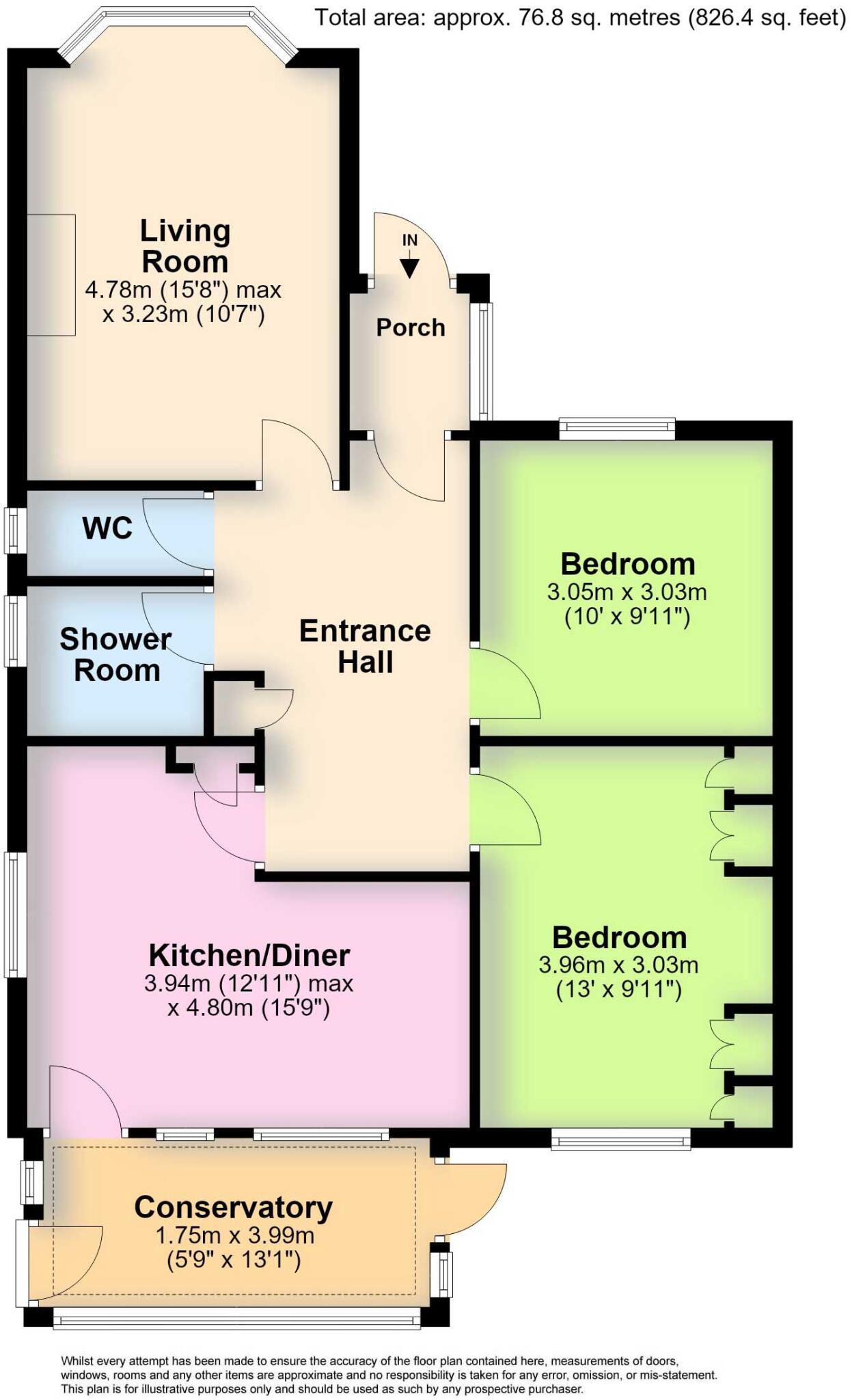 Meadow Road, Worthing, West Sussex, BN11 floorplan