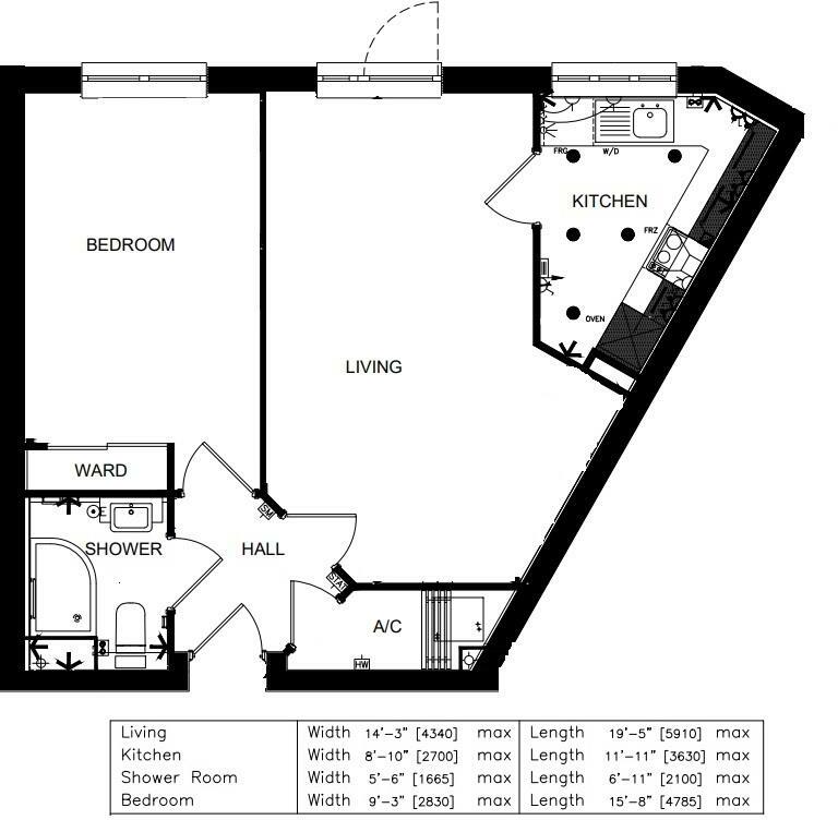 Hardy Lodge, Shaftesbury floorplan
