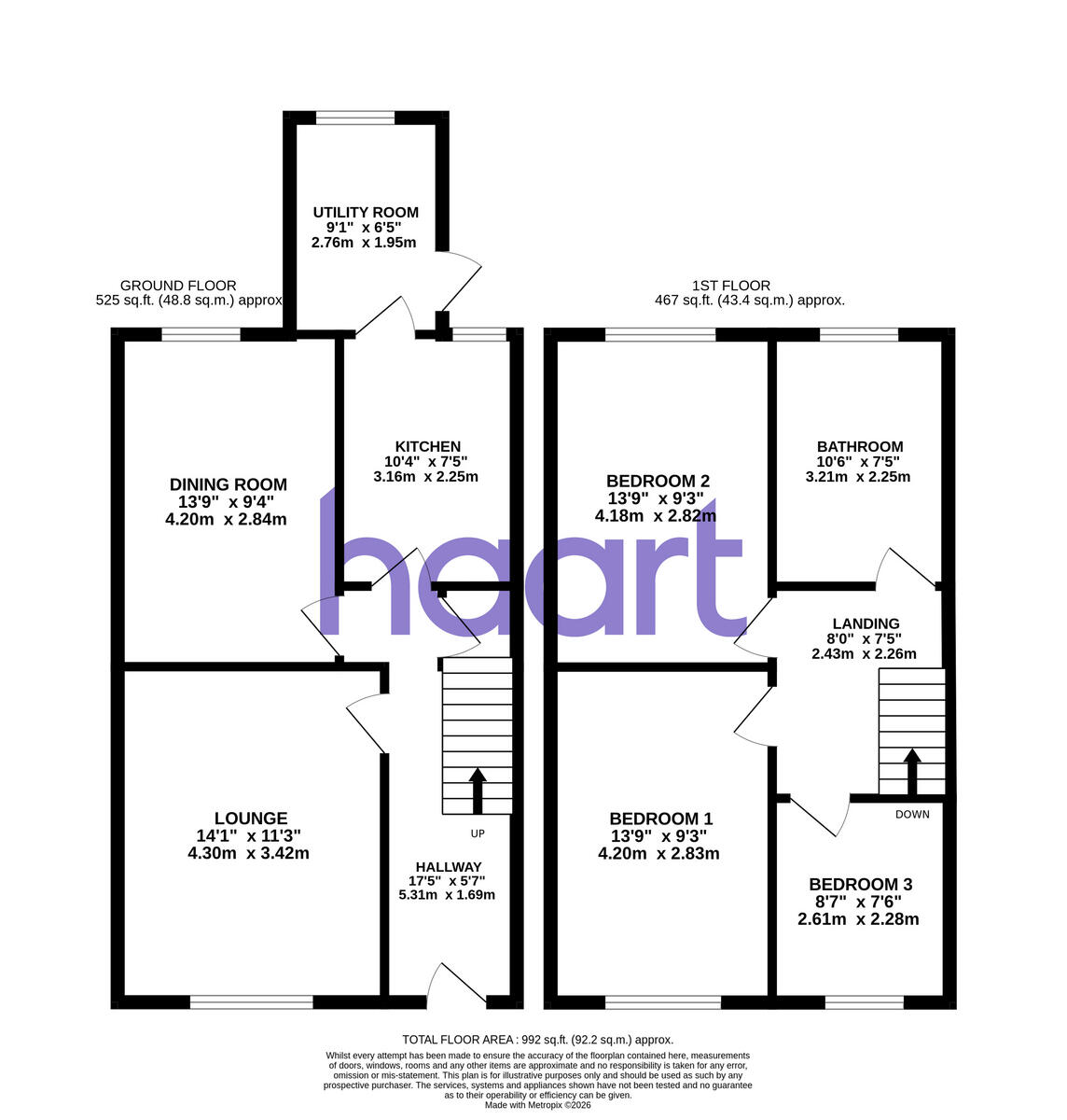 Balfour Road, Derby floorplan