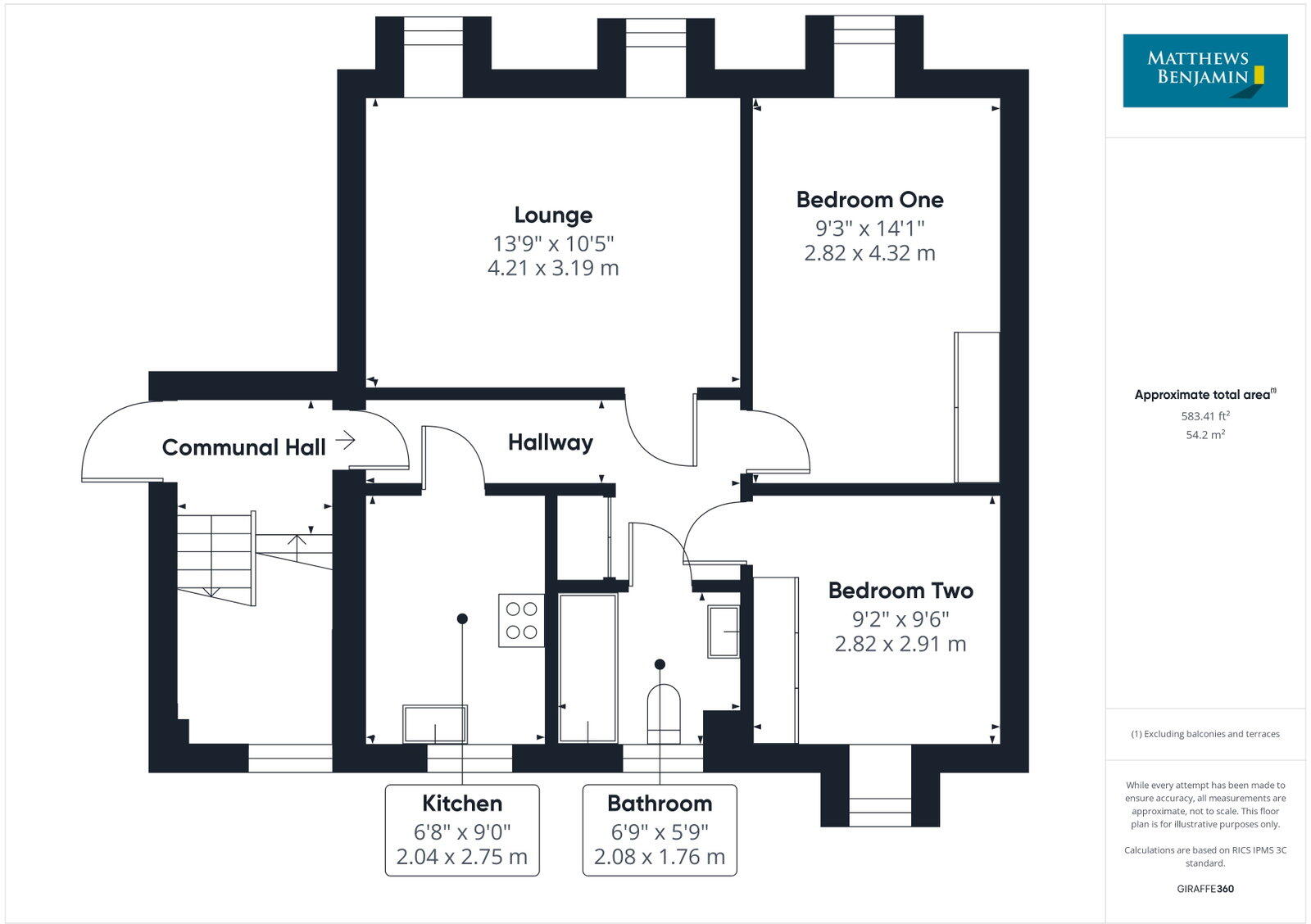 1 Kelsick Court, Kelsick Road, Ambleside, LA22 0BP floorplan
