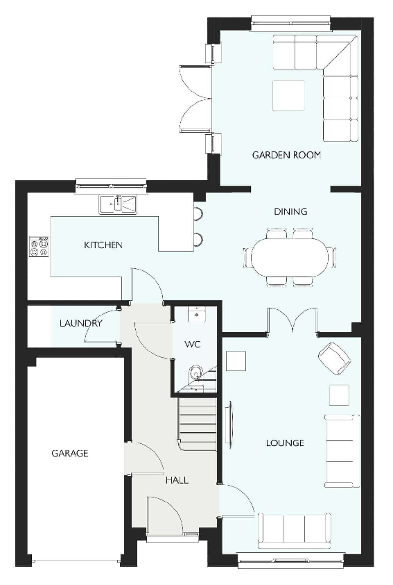 Everett Grand Plot 86, Meadowside, Crawfield Road, Bo'ness, EH51 0PA floorplan